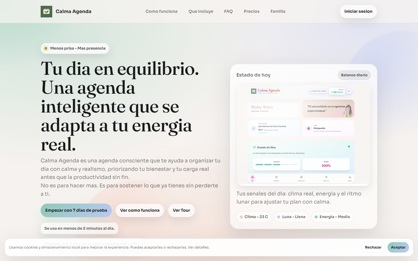 Proyecto Agenda Consciente - Automatización