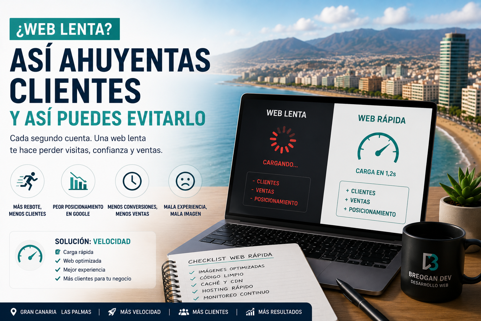 Por qué tu web lenta te está costando clientes (y cómo arreglarlo)